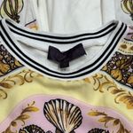 Hale Bob  Yellow and Pink Seashell Goddess Long Sleeve Women's Size S Photo 7