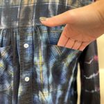 Patchwork Flannel Dress M Black Size M Photo 8