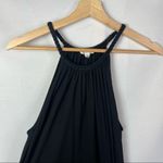 Joie  Black High Halter Neck Jersey Maxi Dress S Photo 3