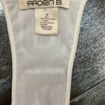 Arden B White/Cream Beaded Spaghetti Strap Dress, Size Medium Photo 2