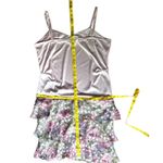 Vintage Cocktail Dress Set 12 Formal Homecoming Formal Cottage Sheer 80s 40s US Pink Photo 13