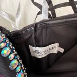 Ellie Wilde NWT  Mon Cheri strapless beaded black floral prom dress size 2 Photo 29