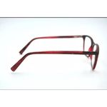 5TH & Madison " ELANA WIN " Transparent Red Striped Reading Glasses Frames Only Photo 2