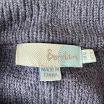 Boden grayish blue wool long duster Y2K babydoll knit cardigan Size 12 Photo 2