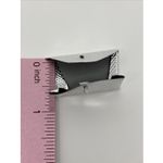 Vintage Barbie‎ Purse Silver Clutch With White Pearl Closure Photo 5