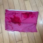 Princess Polly Mesh Floral Tube Top Cropped Size Small / 4 Photo 3