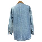 Sonoma Vintage Jean Company Denim Barn Jacket Medium Corduroy Collar Plaid Lined Photo 6