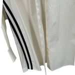 Carlisle Womens Ivory Button Down Shirt Top Mesh Stripe Streetwear Size 8 Black Photo 5