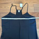 J. CREW Factory Semi Opaque Black Camisole Slip Top, Size 12, NWT Photo 1