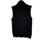 Citizens of Humanity Utility Vest Womens Large Black Asymmetrical Zip Pockets Photo 12