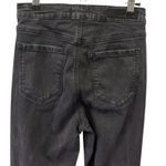 Cello Black High Waist Rise Flared Leg Raw Hem Frayed Jeans Juniors 3 Photo 4