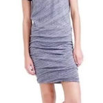 J. Crew Heather Grey Cotton Short Sleeve Dress Size XXS Gray Photo 0