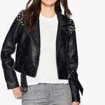 joe's jeans Like New Faux Leather
Pearl Studded Moto Jacket Black Size XS Photo 3
