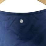 Yogalicious Navy Blue Cropped Active Sleeveless Top Size Medium Photo 3