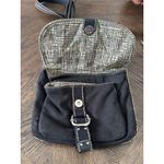 Fossil  Black Crossbody Canvas Bag Embroidered Floral Patch & Adjustable … Photo 12