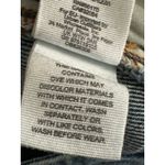 Free People Denim A-Line Dark Wash Blue Button Fly Skirt Women's Size 25 Photo 7