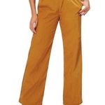 Good American Wide Leg Bronze Gold Track Pants Womens Size Medium Photo 0