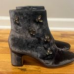 Anne Klein NWOT  Gray Embellished Glinda Ankle Booties (Size 7) Photo 2