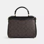 Coach Top Handle Satchel In Colorblock Signature Canvas With Rivets Photo 2