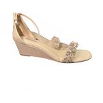 Badgley Mischka  Women's Embellished Ankle Strap Wedges, size 11 Photo 5