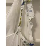 Jason Wu  Collection White‎ Floral Ruffal V Neck Size 2 Retail $395. Designer Photo 8