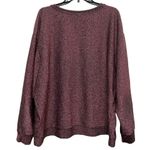 H&M Women’s Sz XL Shimmering Black Pink Crewneck Sweater Photo 5