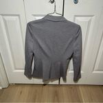 H&M Grey Fitted Women’s Blazer, Striped Interior Photo 4