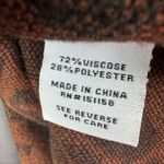 525 America  Women's Leopard Cheetah‎ Long Puff Sleeve Sweater Dress Sz S Photo 4