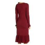 Rachel Parcell Women's Ruffle Trim Knit Sweater Dress Size Small Photo 2
