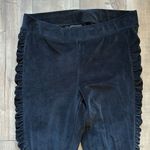 Torrid 4/$25 Full Length Signature Waist Ruched Velour Side Legging Black Sz 1 (1X) Photo 4