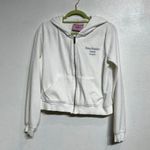 Juicy Couture Forever 21 x White Full Zip Track Hooded Jacket Sz L Photo 0