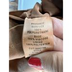 Max Studio  WOMEN’S COGNAC CLASSIC FAUX VEGAN LEATHER MOTO JACKET SIZE SMALL EUC Photo 7