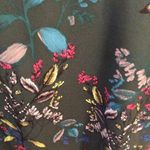 Banana Republic NWT  Forest Green floral dress Size 8 Lined womens Photo 1