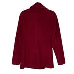 Calvin Klein  Peacoat Double Breasted Burgundy Red Wool Blend Size Small Fit Photo 5