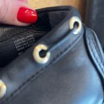 Tory Burch  Black Leather Moccasins Photo 6