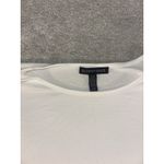 Eileen Fisher white long sleeve small split hem Minimalist Viscose Spandex Photo 2