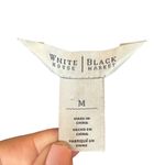 White House | Black Market WHBM Black Lace Long Sleeve Mandarin Collar Full Zip Jacket Women Sz M Photo 8