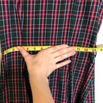 Modcloth x Sunny Girl Green Red Plaid Cap Sleeve Sweetheart Dress Christmas Winter Small Photo 5