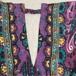 ECI Purple Floral and Abstract Maxi Dress Size 12 Photo 10