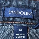 Bandolino Mandie Blue Jeans Womens 16S Embroidered Faded Casual Denim Classic Photo 6