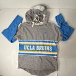 PINK - Victoria's Secret  Hoodie Womens XS Blue Gray UCLA Bruins Pullover Sweatshirt Photo 10