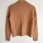 Banana Republic Aire Waffle Knit Wool Blend Sweater Tan Sz Medium Photo 3