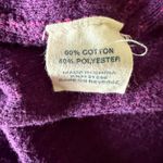 Title Nine  Women's Double Knit Long Sleeve Zip up Hooded Sweater Pink/Purple M Photo 3