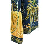 Vtg Sandy Starkman Tie Dye Embroidered Elephant Boho Jacket L‎ Artsy Boho Hippie Yellow Size L Photo 3