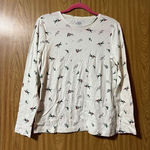 Croft & Barrow The Classic Tee White With Cardinals Woman’s Size Medium 100% Cot Photo 0