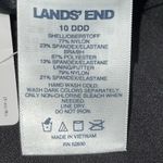 Lands End Black Tummy Control Square Neck Tankini SWIM TOP Size 10 DDD 522667 Black Photo 5