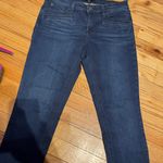 Banana Republic BR Leggings skinny jeans darkwash indigo light Distressed sz 27-4R denim Photo 1