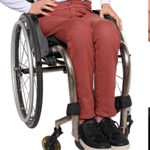 Denim & Co . Adaptive Comfy Knit Slim Ankle Wheelchair Pant Size XL NWT Rich Rust Photo 0