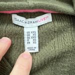 Isaac Mizrahi Cozy Army Green Hooded Cardigan XXS Knit Cottagecore Academia Layering Casual Photo 3