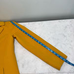 Talbots Women's  Double Face Wool Blend Jacket Coat Size 10 Mustard Gold Yellow Photo 8